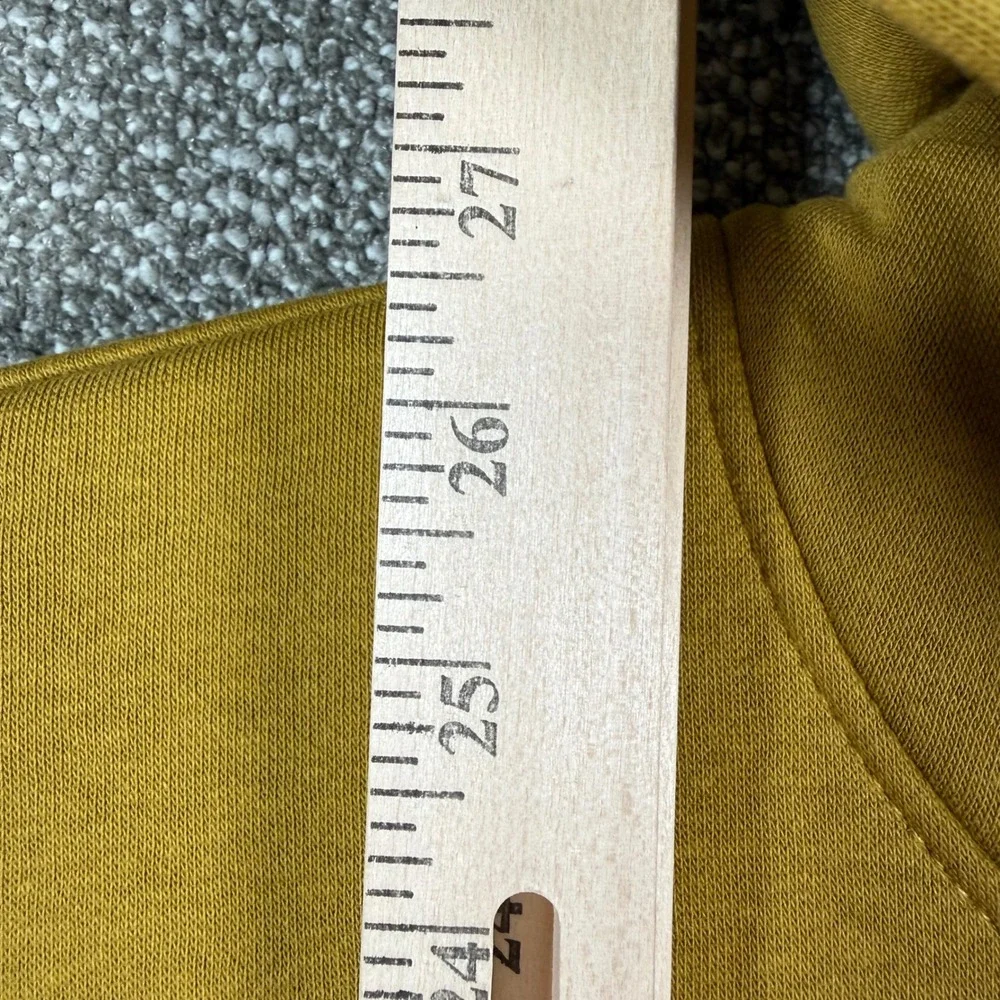 The North Face EVLN Vintage Hoodie Mens M Amber Green New‎ A84GE Fleece Pullover